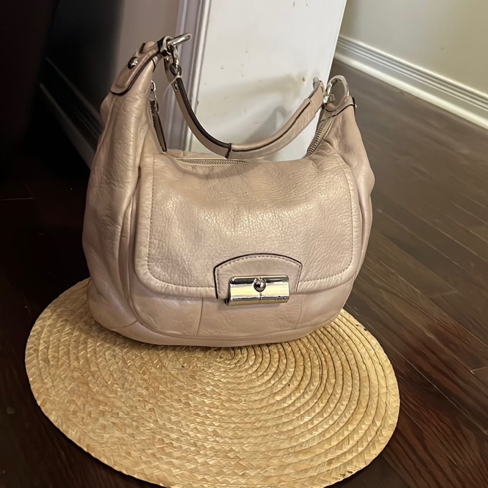 Coach Leather Baguette Bag
